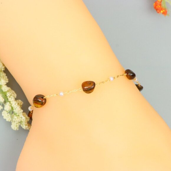 Handmade Anklet – A Stylish Choice for Women, Thoughtful Gift Idea, EVCH1250 - Picture 3 of 8